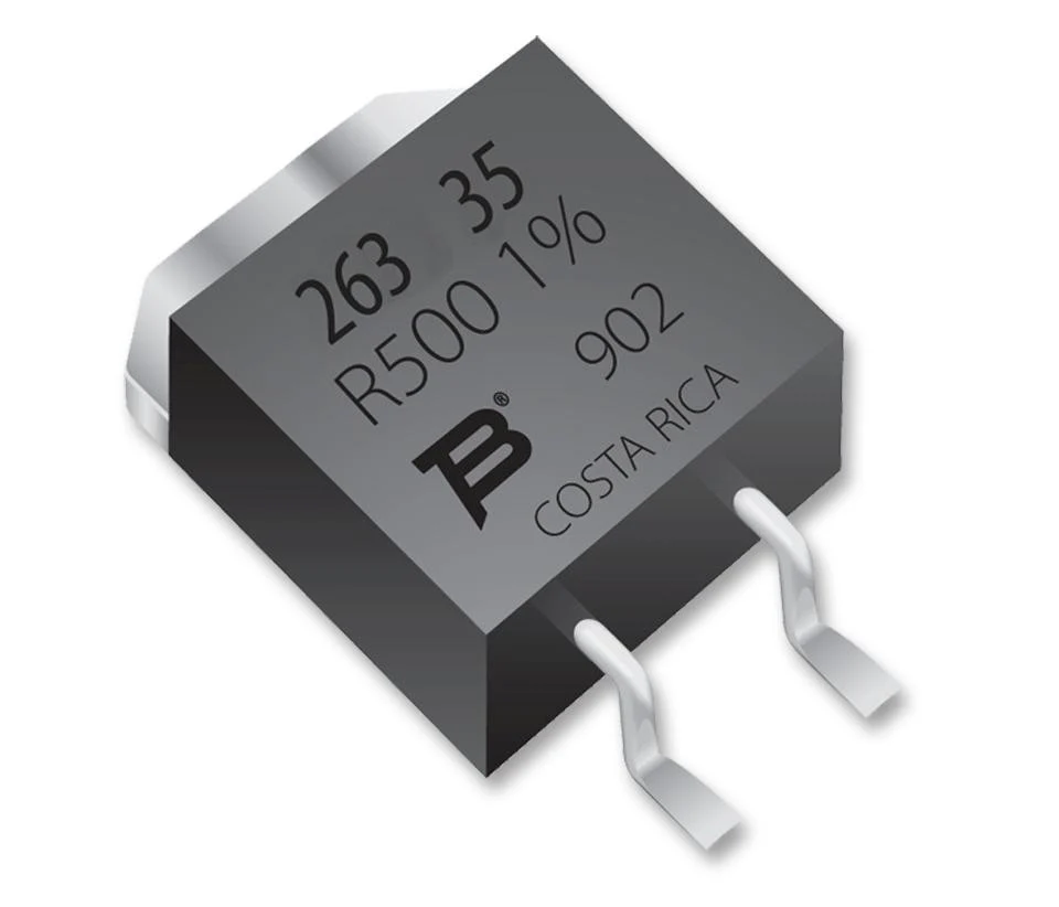 BOURNS PWR263S-35-R500J SMD Current Sense Resistor, 0.5 ohm, 35 W, TO-263 (D2PAK), ± 5%, PWR263S-35 Series
