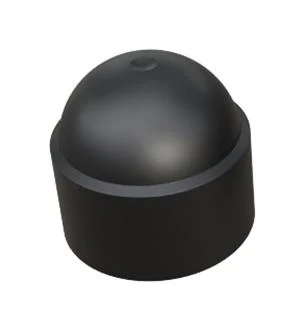 TR FASTENINGS RP0000380903 Cap Nut, Hex, Screw Protector, PE (Polyethylene), M8